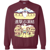 Sweatshirts Maroon / Small Attack on Freeze Crewneck Sweatshirt