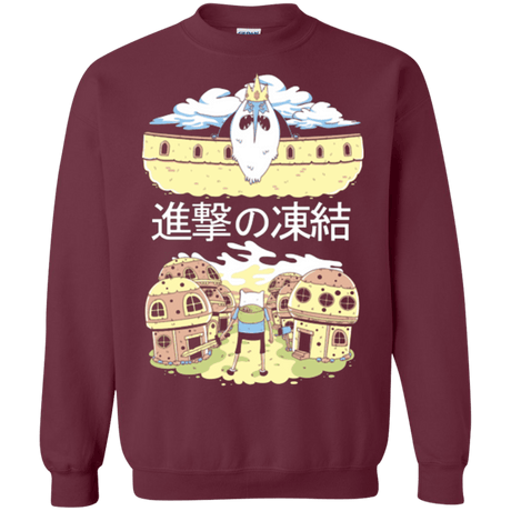 Sweatshirts Maroon / Small Attack on Freeze Crewneck Sweatshirt