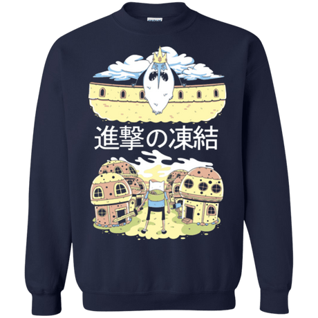 Sweatshirts Navy / Small Attack on Freeze Crewneck Sweatshirt