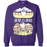 Sweatshirts Purple / Small Attack on Freeze Crewneck Sweatshirt