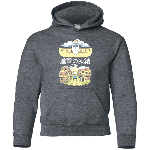 Sweatshirts Dark Heather / YS Attack on Freeze Youth Hoodie