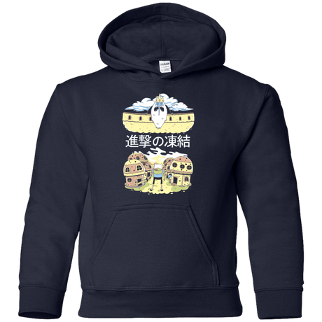 Sweatshirts Navy / YS Attack on Freeze Youth Hoodie