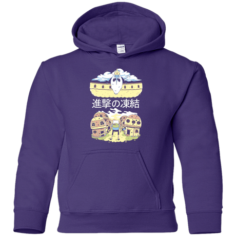 Sweatshirts Purple / YS Attack on Freeze Youth Hoodie