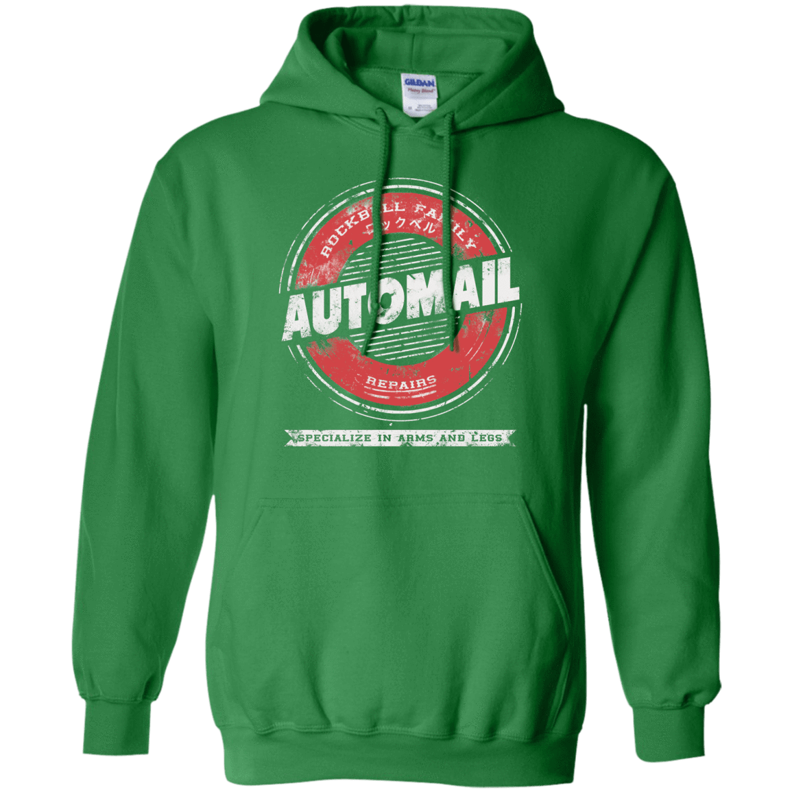 Sweatshirts Irish Green / Small Automail Pullover Hoodie