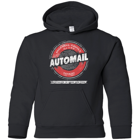 Sweatshirts Black / YS Automail Youth Hoodie