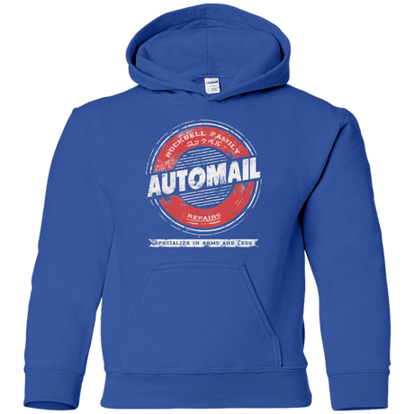 Sweatshirts Royal / YS Automail Youth Hoodie