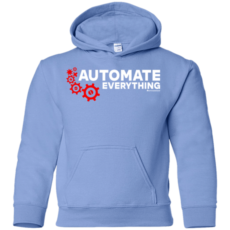 Sweatshirts Carolina Blue / YS Automate Everything Youth Hoodie