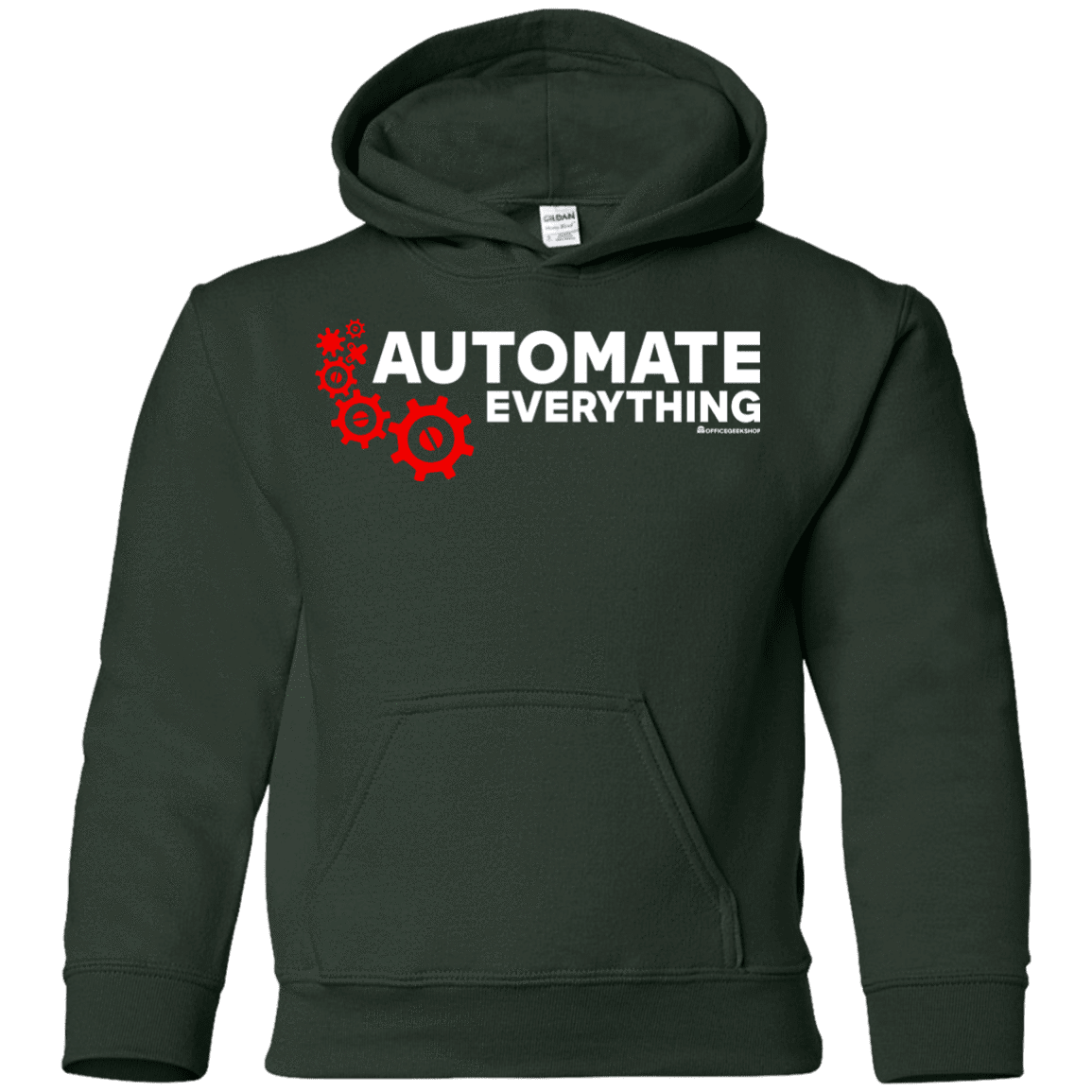Sweatshirts Forest Green / YS Automate Everything Youth Hoodie