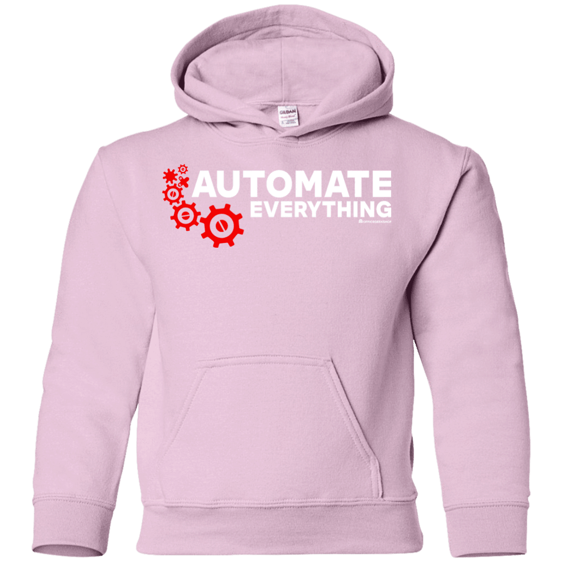 Sweatshirts Light Pink / YS Automate Everything Youth Hoodie