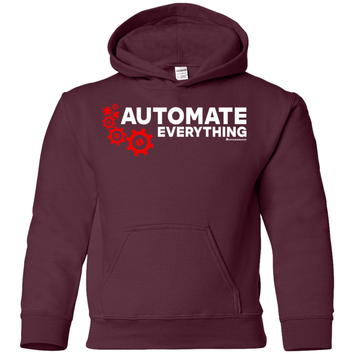 Sweatshirts Maroon / YS Automate Everything Youth Hoodie