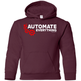 Sweatshirts Maroon / YS Automate Everything Youth Hoodie
