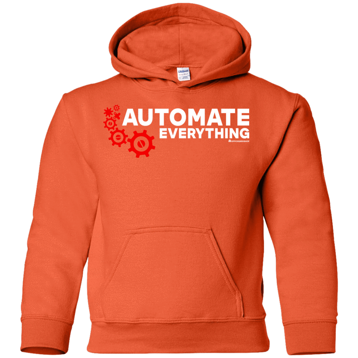 Sweatshirts Orange / YS Automate Everything Youth Hoodie