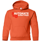 Sweatshirts Orange / YS Automate Everything Youth Hoodie