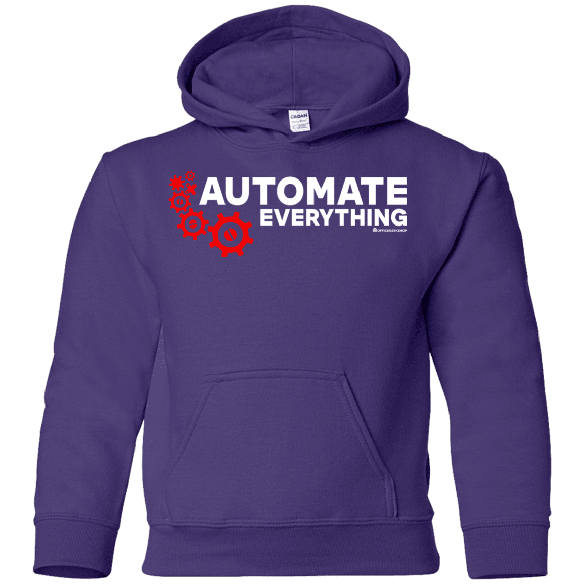 Sweatshirts Purple / YS Automate Everything Youth Hoodie