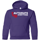 Sweatshirts Purple / YS Automate Everything Youth Hoodie