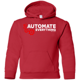 Sweatshirts Red / YS Automate Everything Youth Hoodie