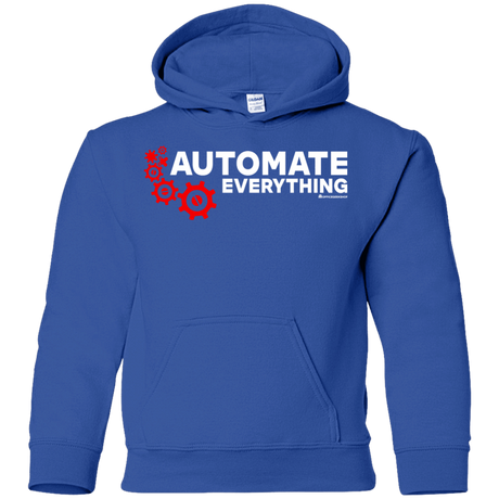 Sweatshirts Royal / YS Automate Everything Youth Hoodie