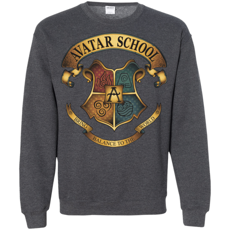 Sweatshirts Dark Heather / Small Avatar School (2) Crewneck Sweatshirt