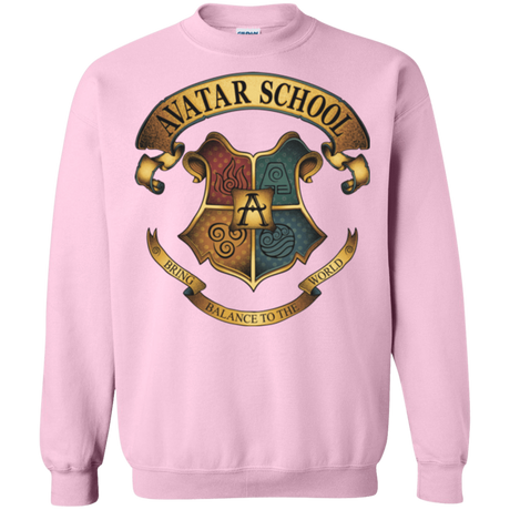 Sweatshirts Light Pink / Small Avatar School (2) Crewneck Sweatshirt