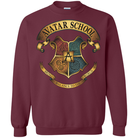 Sweatshirts Maroon / Small Avatar School (2) Crewneck Sweatshirt