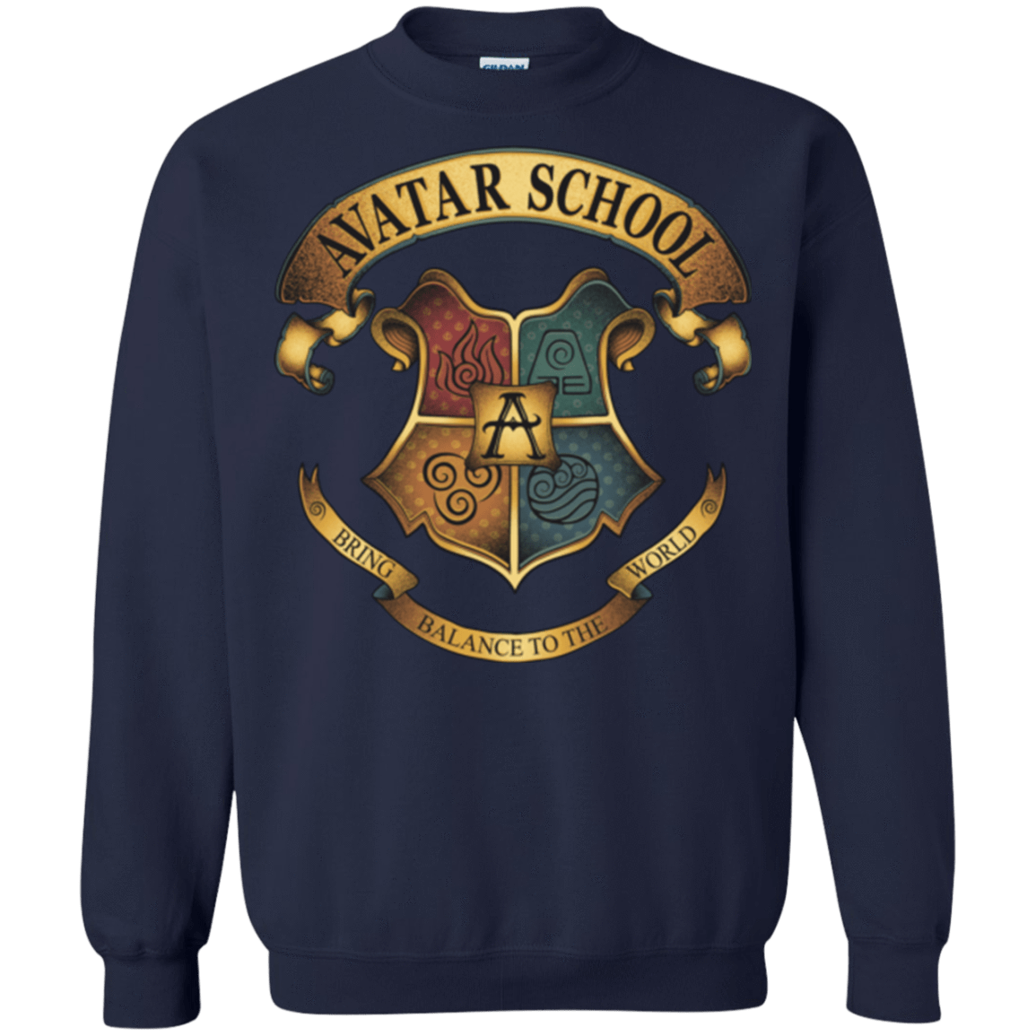 Sweatshirts Navy / Small Avatar School (2) Crewneck Sweatshirt