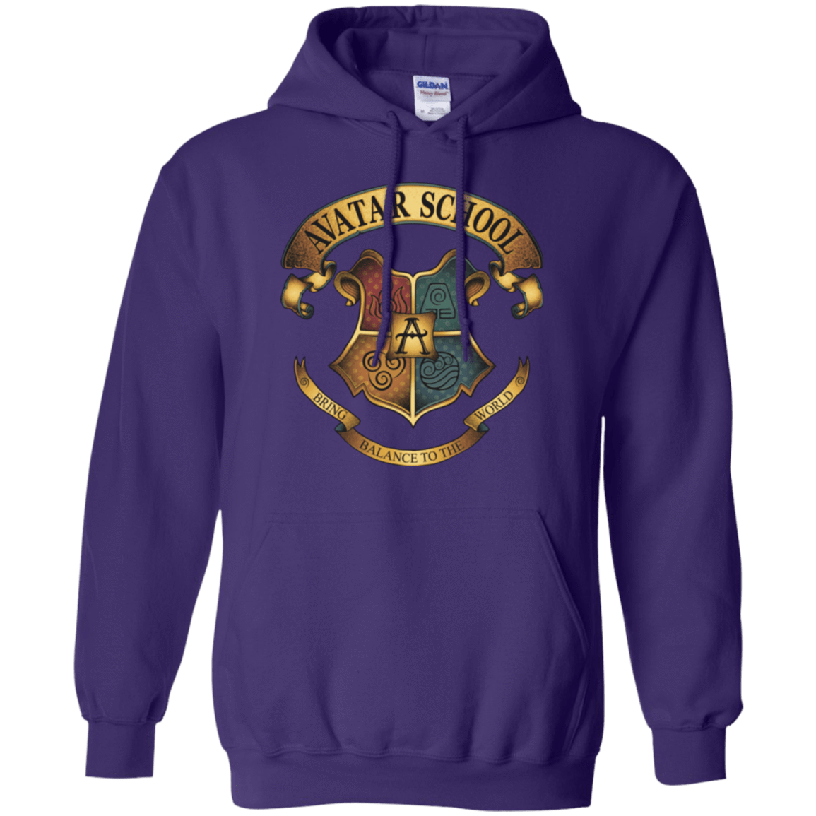 Sweatshirts Purple / Small Avatar School (2) Pullover Hoodie