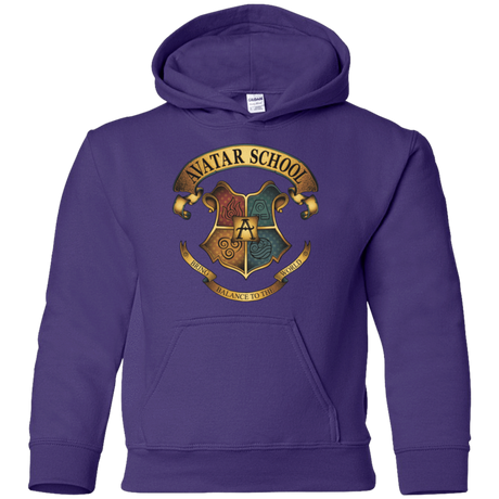Sweatshirts Purple / YS Avatar School (2) Youth Hoodie