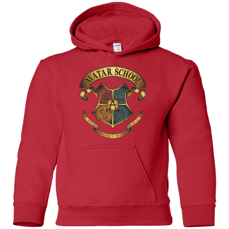 Sweatshirts Red / YS Avatar School (2) Youth Hoodie