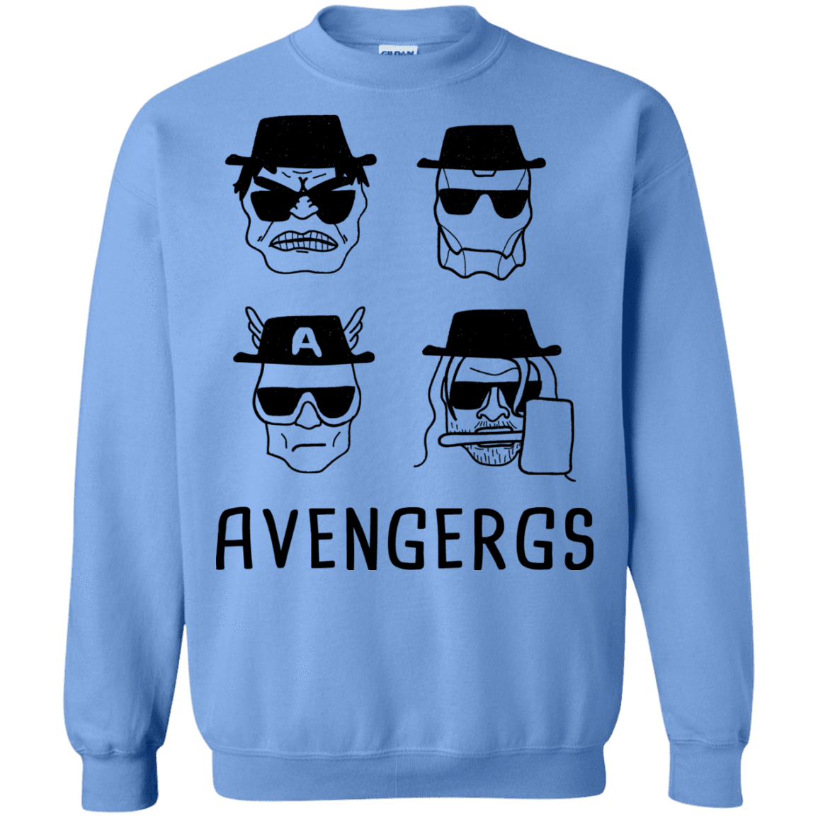 Sweatshirts Carolina Blue / S Avengergs Crewneck Sweatshirt