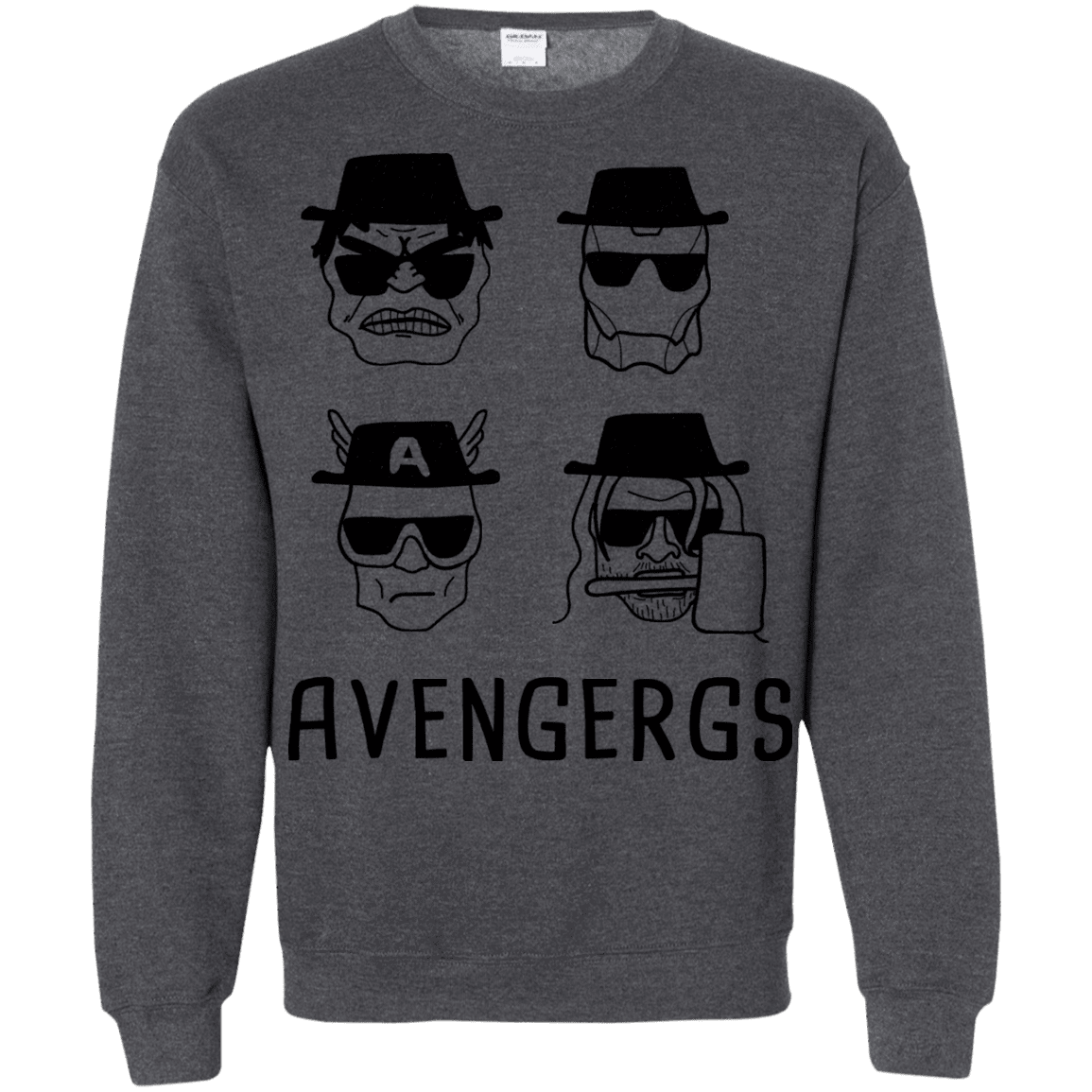 Sweatshirts Dark Heather / S Avengergs Crewneck Sweatshirt