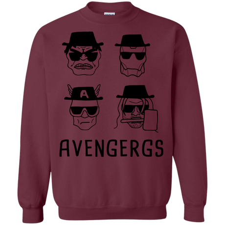 Sweatshirts Maroon / S Avengergs Crewneck Sweatshirt