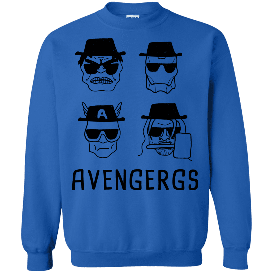 Sweatshirts Royal / S Avengergs Crewneck Sweatshirt