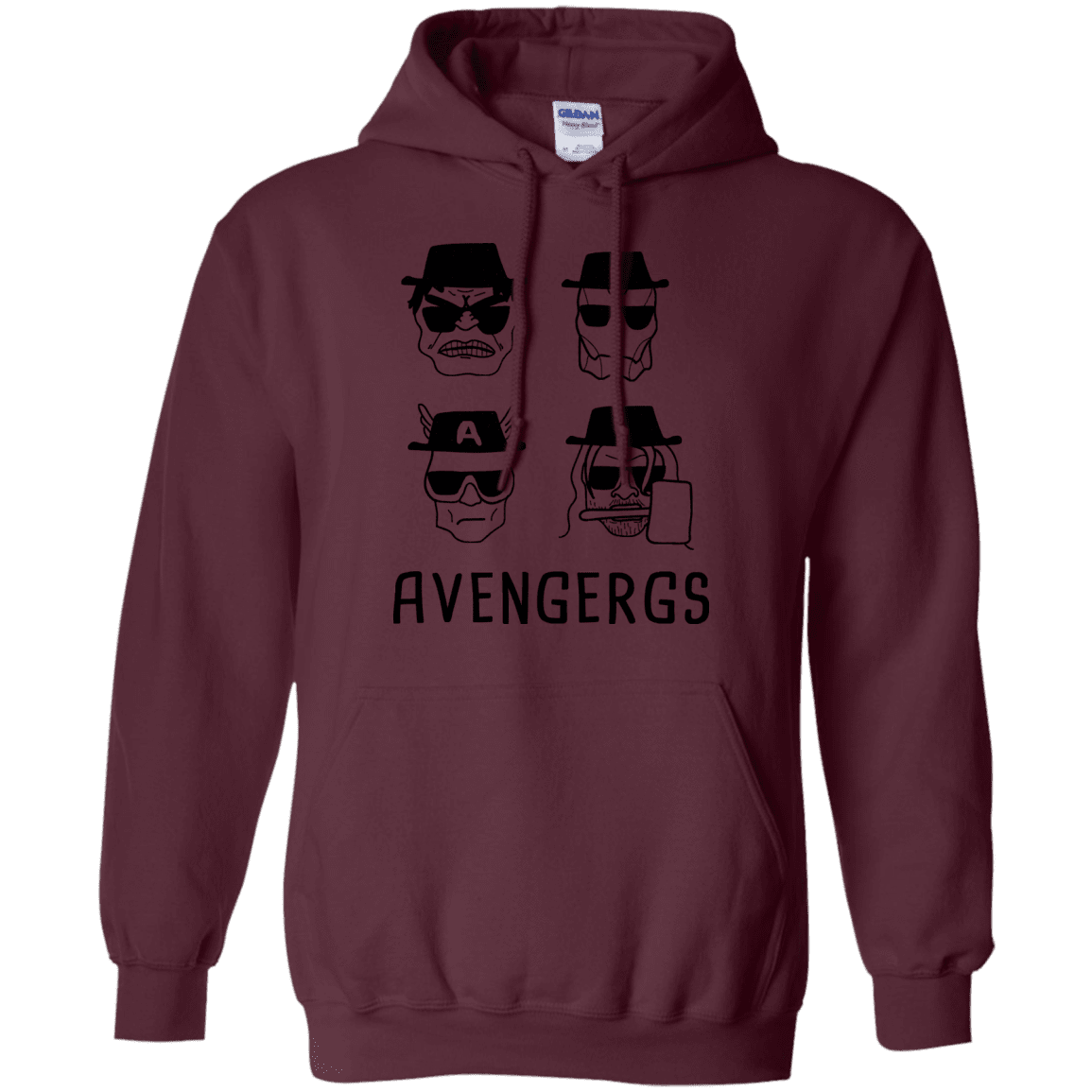 Sweatshirts Maroon / S Avengergs Pullover Hoodie
