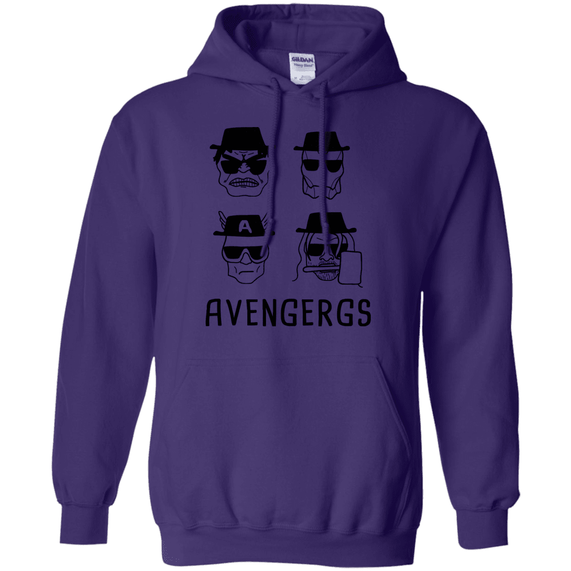 Sweatshirts Purple / S Avengergs Pullover Hoodie