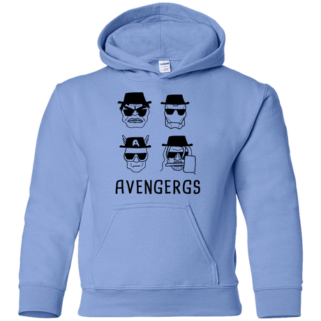 Sweatshirts Carolina Blue / YS Avengergs Youth Hoodie