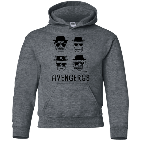 Sweatshirts Dark Heather / YS Avengergs Youth Hoodie