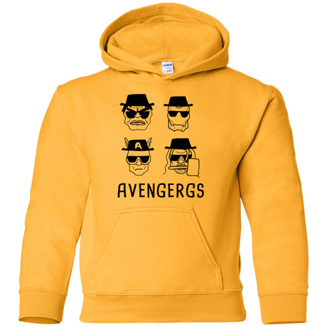 Sweatshirts Gold / YS Avengergs Youth Hoodie