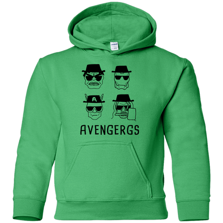 Sweatshirts Irish Green / YS Avengergs Youth Hoodie