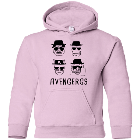 Sweatshirts Light Pink / YS Avengergs Youth Hoodie