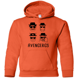 Sweatshirts Orange / YS Avengergs Youth Hoodie