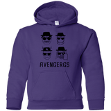 Sweatshirts Purple / YS Avengergs Youth Hoodie