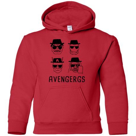 Sweatshirts Red / YS Avengergs Youth Hoodie