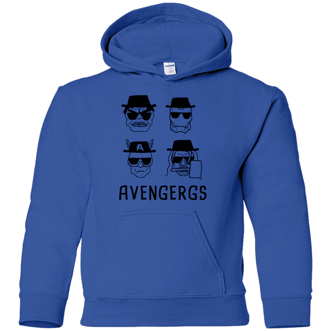 Sweatshirts Royal / YS Avengergs Youth Hoodie