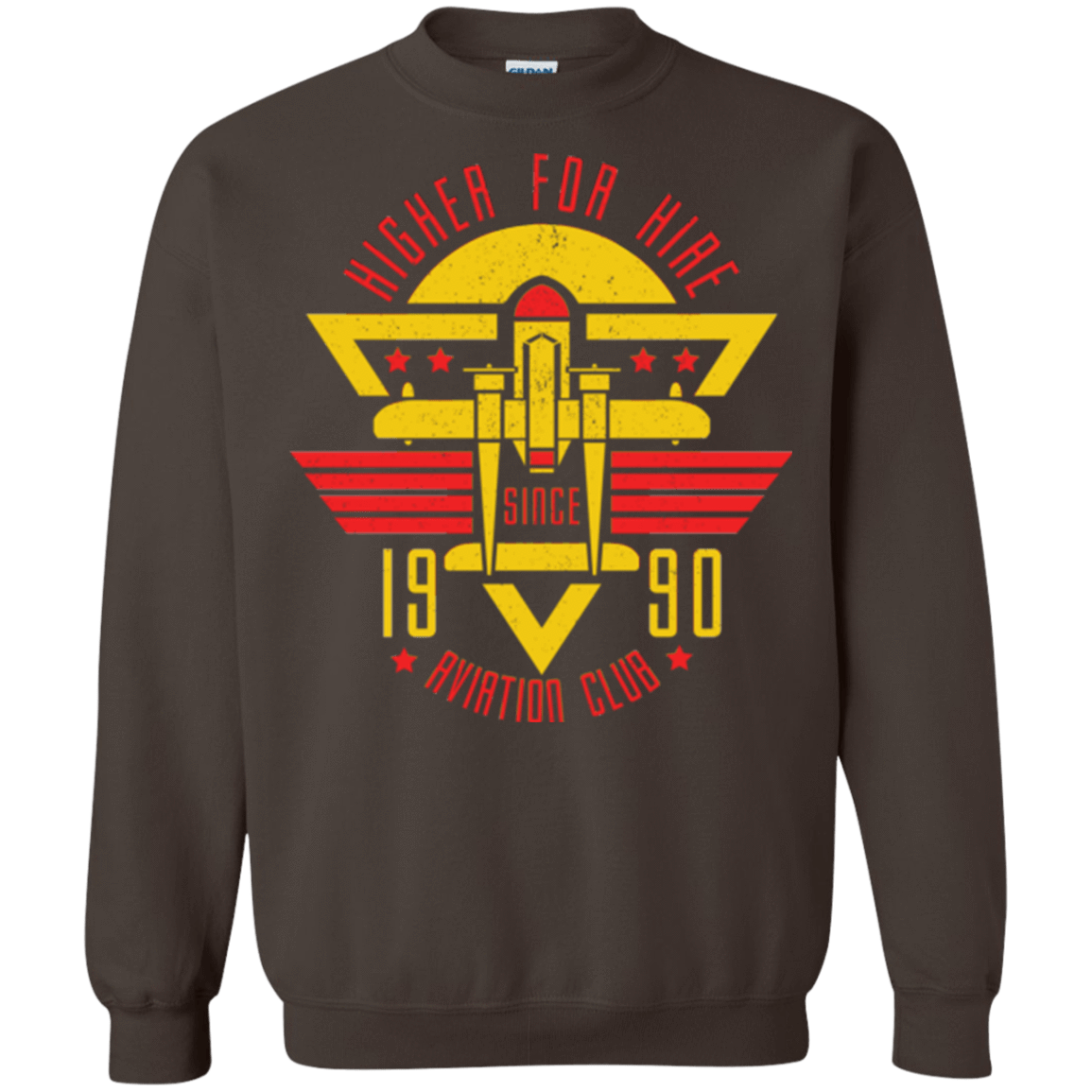 Sweatshirts Dark Chocolate / Small Aviation Club Crewneck Sweatshirt