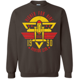 Sweatshirts Dark Chocolate / Small Aviation Club Crewneck Sweatshirt