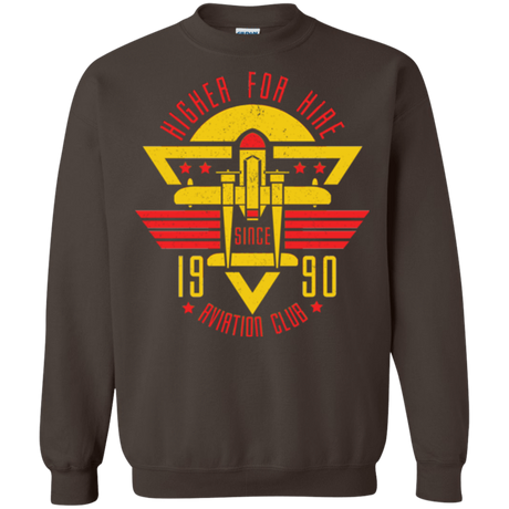 Sweatshirts Dark Chocolate / Small Aviation Club Crewneck Sweatshirt