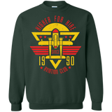 Sweatshirts Forest Green / Small Aviation Club Crewneck Sweatshirt