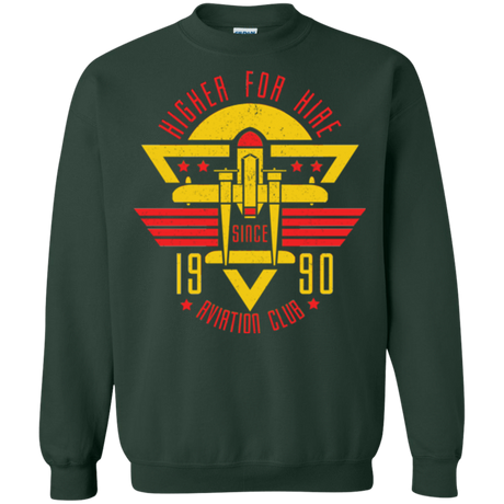 Sweatshirts Forest Green / Small Aviation Club Crewneck Sweatshirt