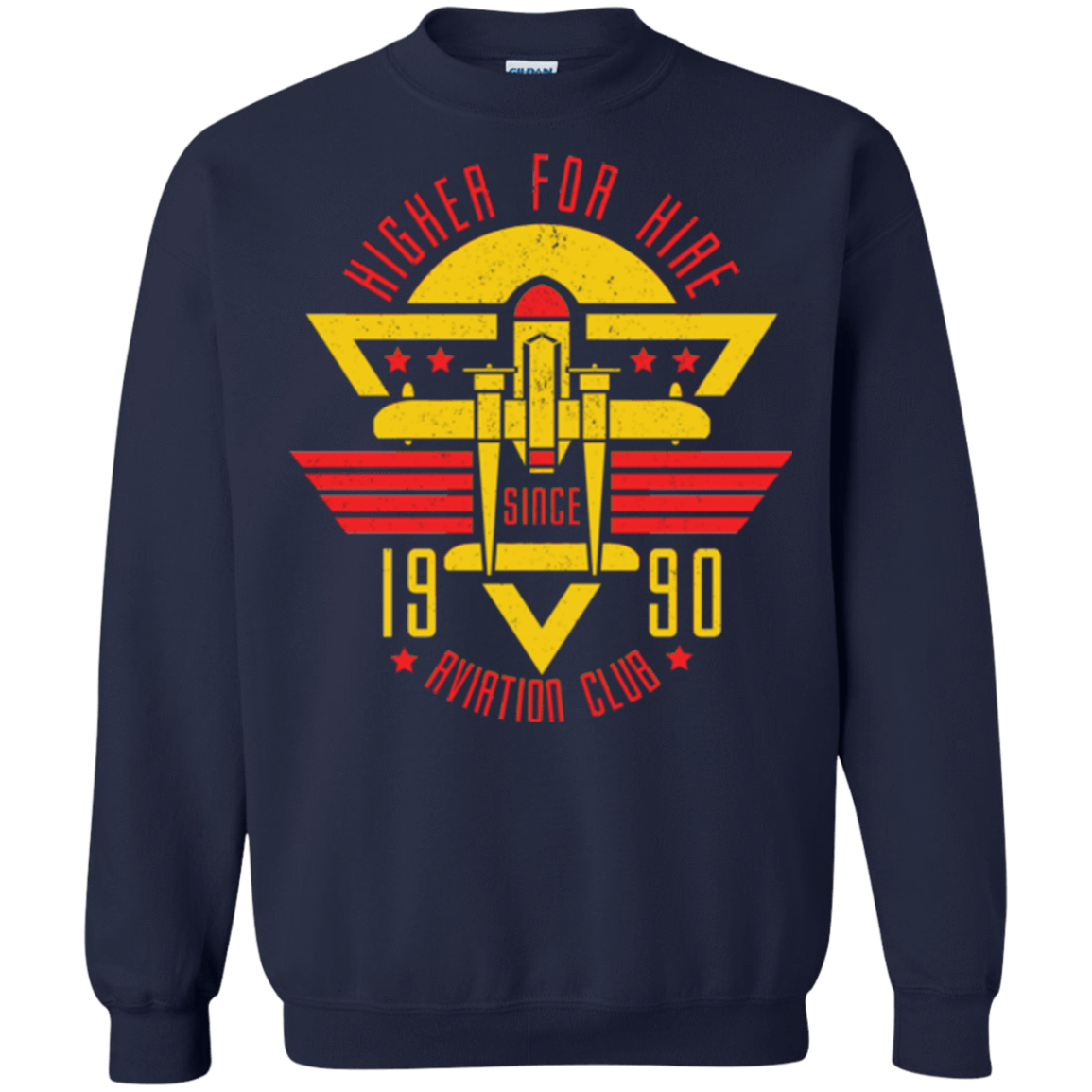 Sweatshirts Navy / Small Aviation Club Crewneck Sweatshirt