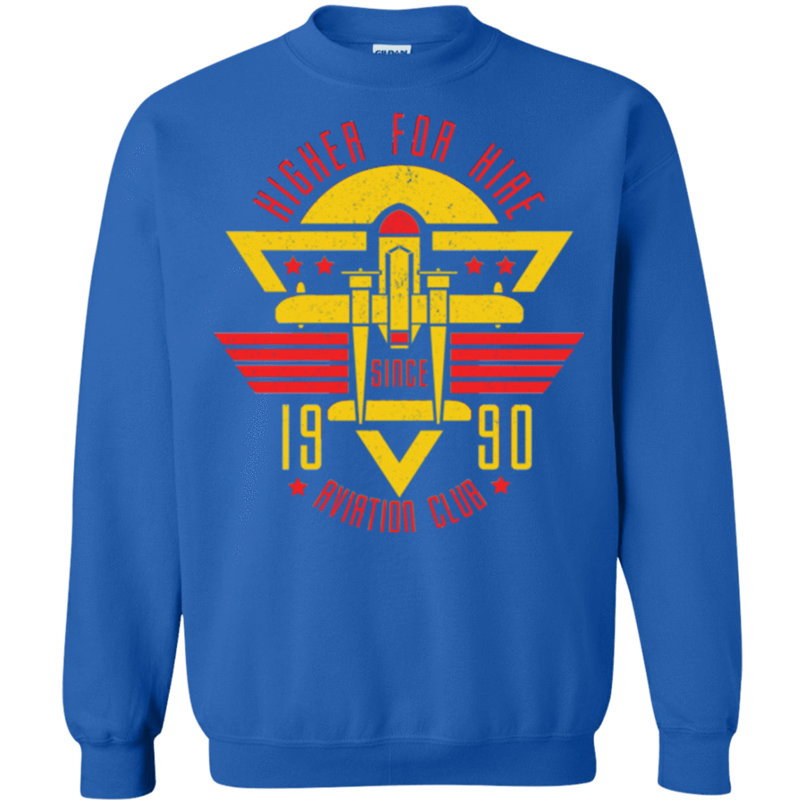 Sweatshirts Royal / Small Aviation Club Crewneck Sweatshirt